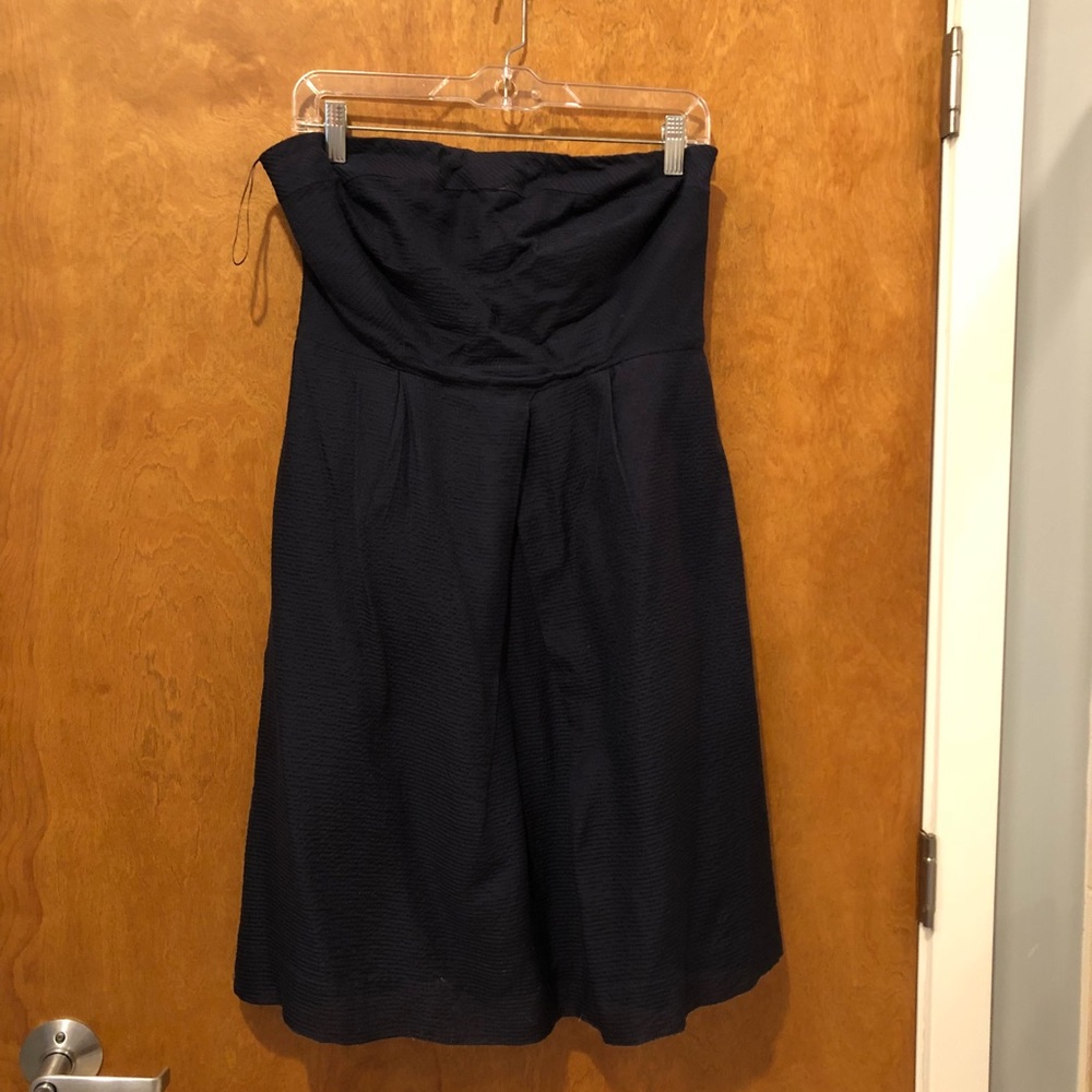 J Crew Sundress Size 8 Navy